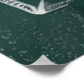 'S Werelds beste leraar schoolbordcadeau Poster (Hoek)