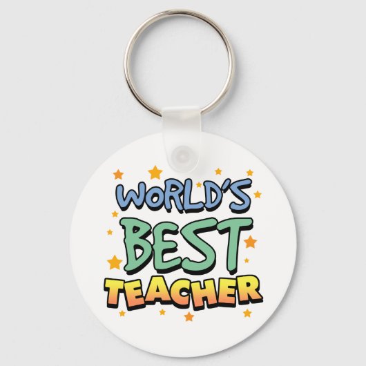 's Werelds beste leraar Sleutelhanger (Voorkant)