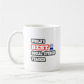 's Werelds beste leraar sociale studies Koffiemok (Links)