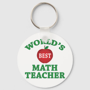's Werelds beste leraar Wiskunde Sleutelhanger