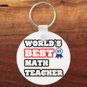 's Werelds beste leraar Wiskunde Sleutelhanger (Voorkant)
