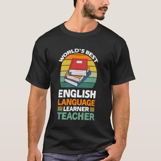's Werelds beste lerares Engels T-shirt (Voorkant)