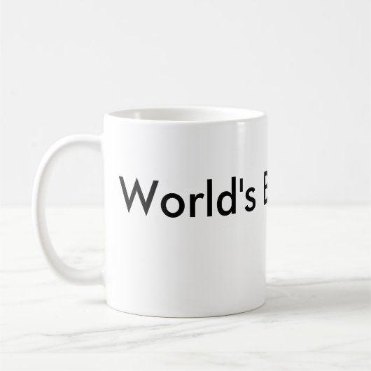 's Werelds beste lerk Koffiemok (Links)