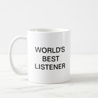 'S WERELDS BESTE LISTENER COFFEE-MOK KOFFIEMOK