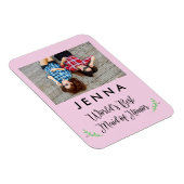's Werelds beste Maid of Honor Custom Photo Magnet Magneet (Rechterzijde)