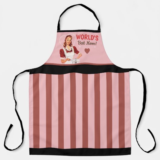 's Werelds beste mam Apron Schort (Voorkant)