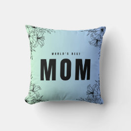 'S Werelds Beste Mam Bloemen Bloemen Bloemen Rusti Kussen