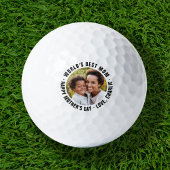's Werelds Beste Mam Moederdag Foto Golf Ballen