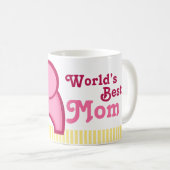 's Werelds beste mam olifanten knuffelen mok (Voorkant rechts)