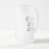 's Werelds beste mam (vlinder) Matglas Bierpul (Voorkant rechts)
