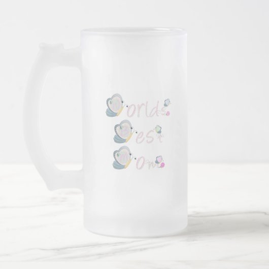 's Werelds beste mam (vlinder) Matglas Bierpul (Links)