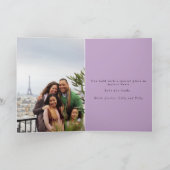 's Werelds Beste Mam Wildflower Foto Moederdag Kaart (Binnen)