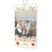 's Werelds beste mama I-sjabloon met foto's Luchtverfrisser (Links)