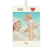 's Werelds beste mama I-sjabloon met foto's Luchtverfrisser (Achterkant)