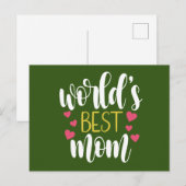 's Werelds beste mama Moederdag | BRIEFKAART (Voorkant / Achterkant)