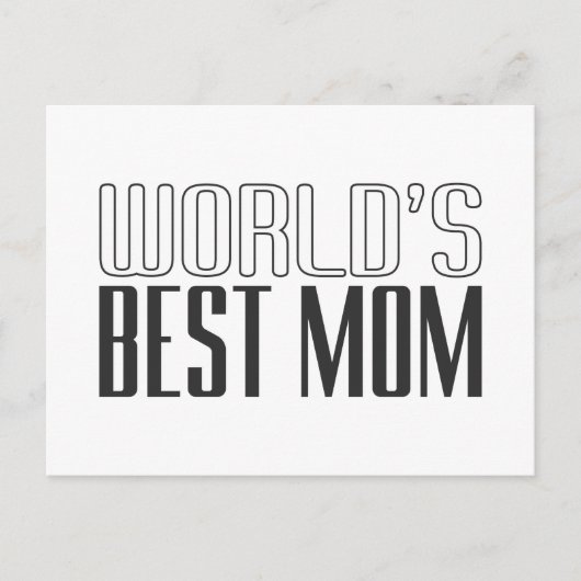 's Werelds beste mama Moederdag | BRIEFKAART (Voorkant)