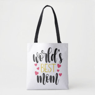 's Werelds beste mama Moederdag Canvas tas