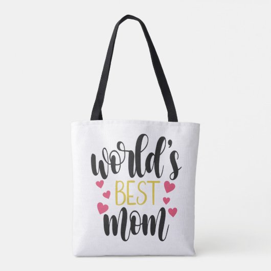 's Werelds beste mama Moederdag | Canvas tas (Achterkant)