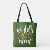 's Werelds beste mama Moederdag | Canvas tas (Achterkant)