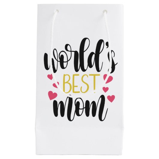 's Werelds beste mama Moederdag | Gift Bag Klein Cadeauzakje (Voorkant)