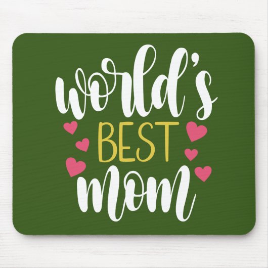 's Werelds beste mama Moederdag | Mousepad Muismat (Voorkant)