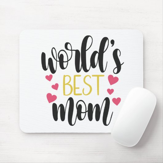 's Werelds beste mama Moederdag | Mousepad Muismat (Met muis)