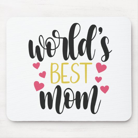 's Werelds beste mama Moederdag | Mousepad Muismat (Voorkant)