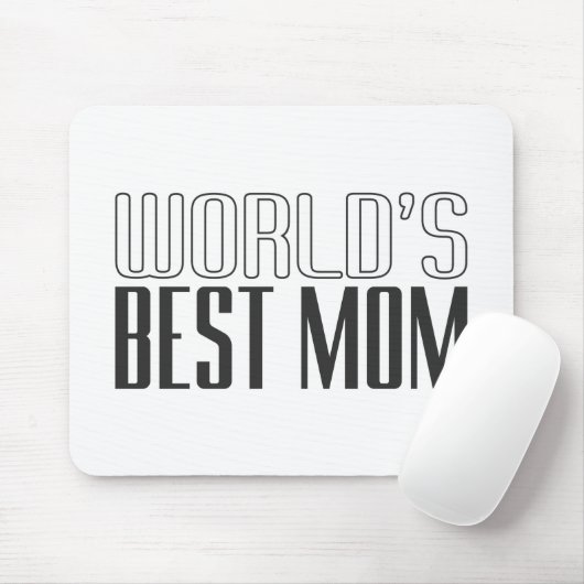 's Werelds beste mama Moederdag | Mousepad Muismat (Met muis)