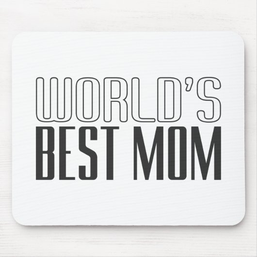 's Werelds beste mama Moederdag | Mousepad Muismat (Voorkant)