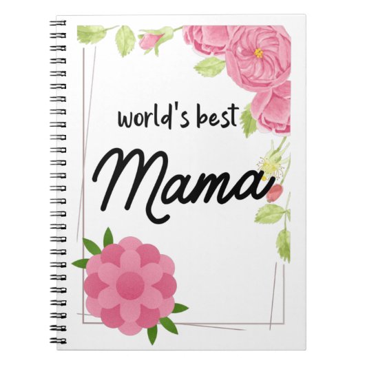 's Werelds beste mama- Moederdag Notitieboek (Voorkant)