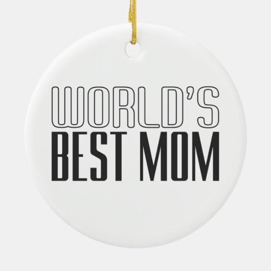 's Werelds beste mama Moederdag | ORNAMENT (Achterkant)