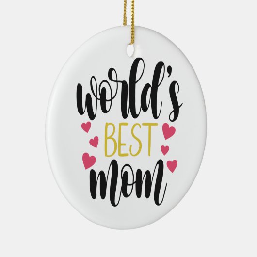 's Werelds beste mama Moederdag | ORNAMENT (Rechts)