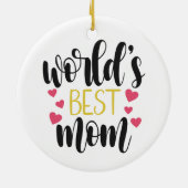 's Werelds beste mama Moederdag | ORNAMENT (Achterkant)