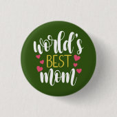 's Werelds beste mama Moederdag | Pin-Button Ronde Button 3,2 Cm (Voorkant)