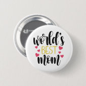 's Werelds beste mama Moederdag | Pin-Button Ronde Button 5,7 Cm (Voorkant /achterkant)