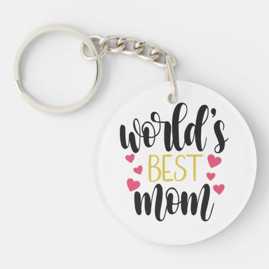 's Werelds beste mama Moederdag | Sleutelhanger (Voorkant)
