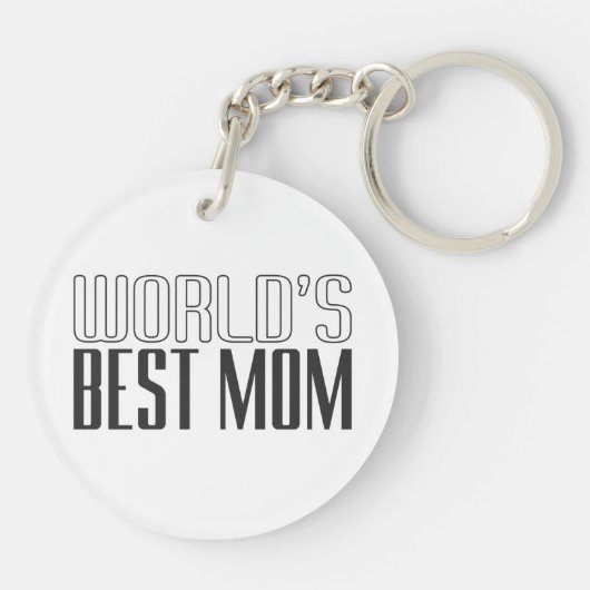 's Werelds beste mama Moederdag | Sleutelhanger (Achterkant)