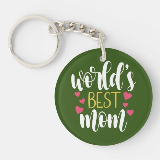's Werelds beste mama Moederdag | Sleutelhanger (Voorkant)