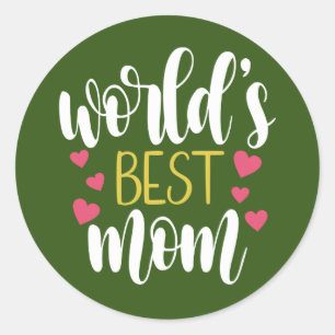 's Werelds beste mama Moederdag   Sticker