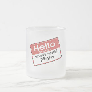 's Werelds beste mama-overhemden en -cadeautjes Matglas Koffiemok