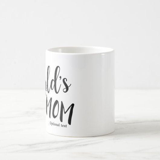 'S WERELDS BESTE MAMA Verjaardag Gepersonaliseerde Koffiemok (Center)