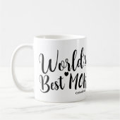 'S WERELDS BESTE MAMA Verjaardag Gepersonaliseerde Koffiemok (Links)