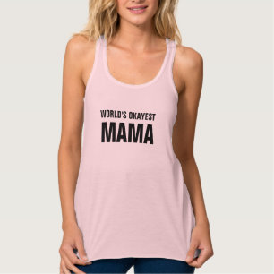 's werelds beste mamma Slim Fit Racerback Tanktop