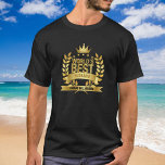 's Werelds beste man 5 gouden sterren T-shirt<br><div class="desc">Personaliseer voor 's werelds beste man om een uniek cadeau te creëer. Het is een perfecte manier om hem te shows hoe geweldig hij dagelijks is. Ontworpen door Thisnotme©</div>