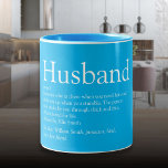 's Werelds beste man-definitiehemel blauw Tweekleurige Koffiemok<br><div class="desc">Geef je speciale man een speciaal cadeau aan creëer voor verjaardagen,  verjaardagen,  bruiloften,  Kerstmis of elke dag die je wilt shows hoeveel hij voor je betekent. Een perfecte manier om hem te shows hoe geweldig hij elke dag is. Ontworpen door: Thisnotme©</div>