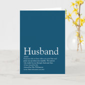 's Werelds beste man-vrouw-ooit-definitiefblauw Kaart (Gele Bloem)