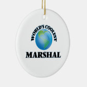 's Werelds beste Marshal Keramisch Ornament (Rechts)