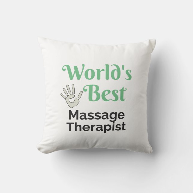 's Werelds beste massagetherapeut Kussen (Voorkant)