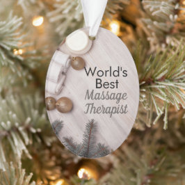 's Werelds beste massagetherapeut Ornament