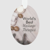 's Werelds beste massagetherapeut Ornament (voorkant)